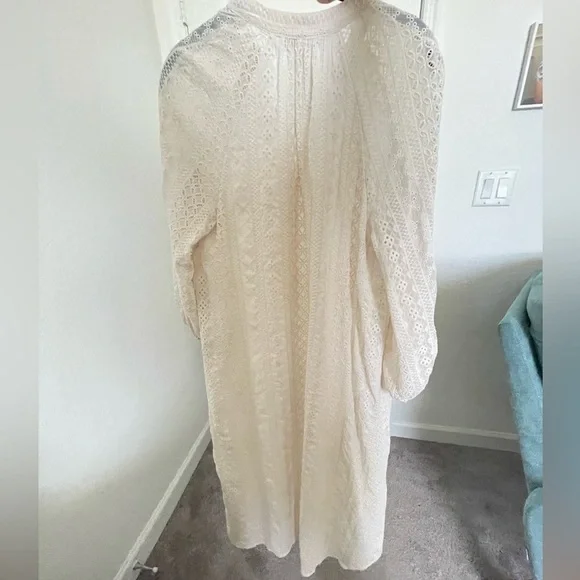 Zara Openwork Embroidery Dress